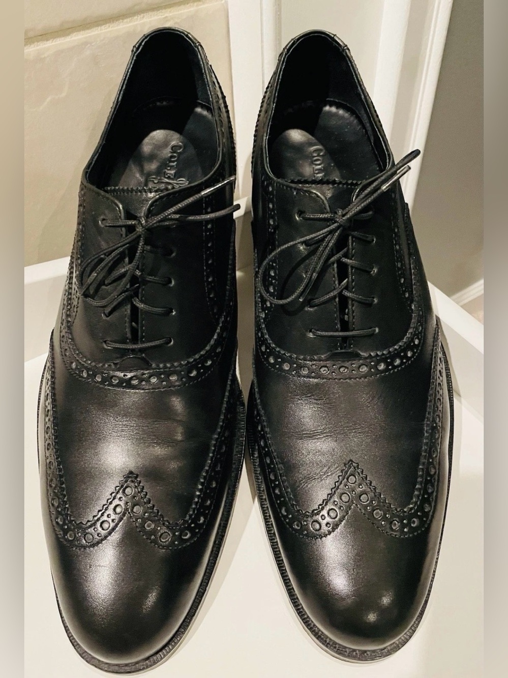 Cole Haan Hamilton Grand.OS Wingtip Oxford Triple Black C23751 Mens 10.5